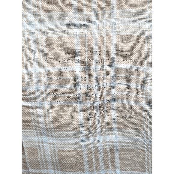 Arrow Kent Beige Plaid Shirt—Perfect with Loafers + Fall Denim‎ (Sz 32) - Picture 10 of 11